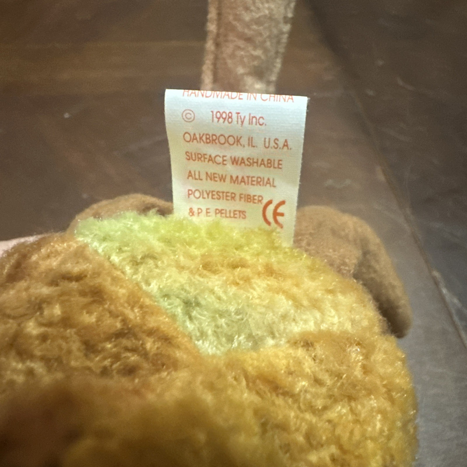 TY Beanie Baby Retired- “Beak the Kiwi Bird" A Birthday-2/3/1998, photo 5
