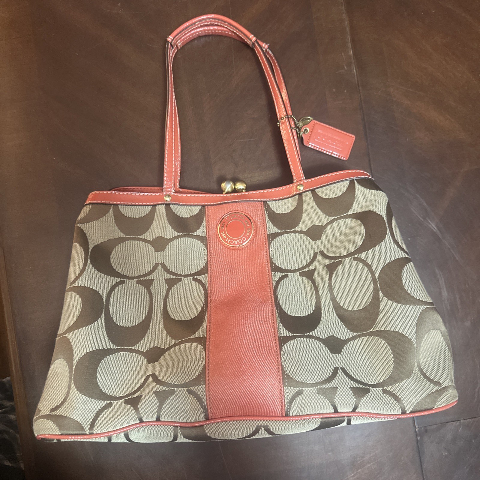 Limited Edition Coach Signature Purse Vintage, photo 1