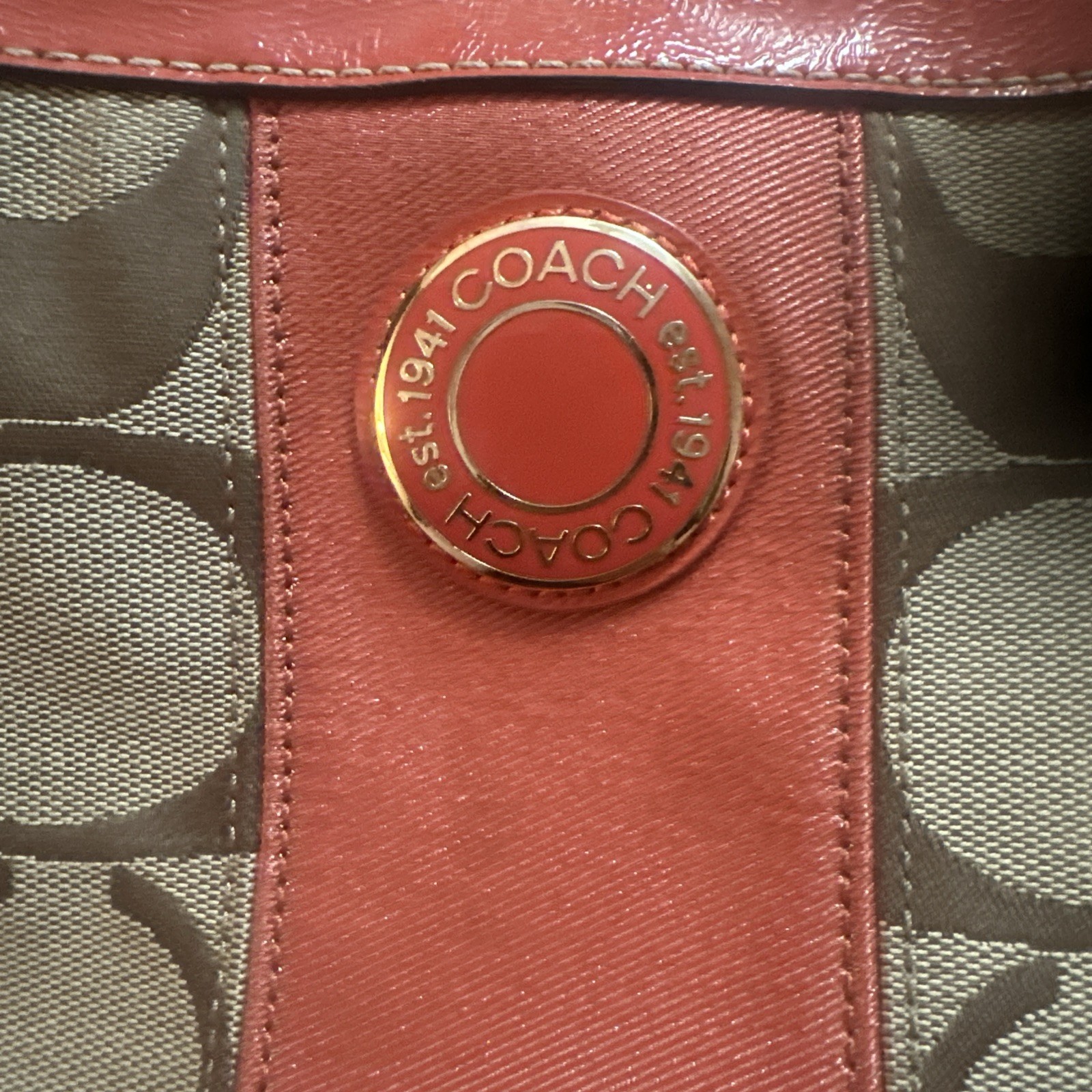 Limited Edition Coach Signature Purse Vintage, photo 2