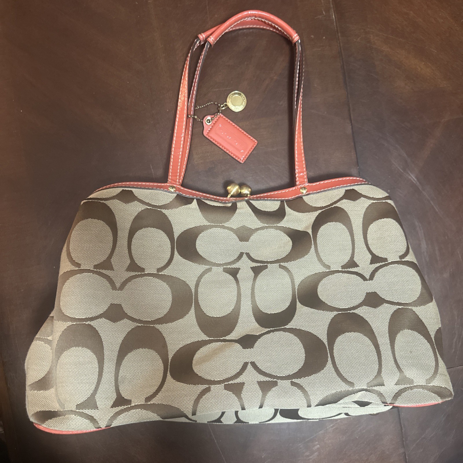 Limited Edition Coach Signature Purse Vintage, photo 4