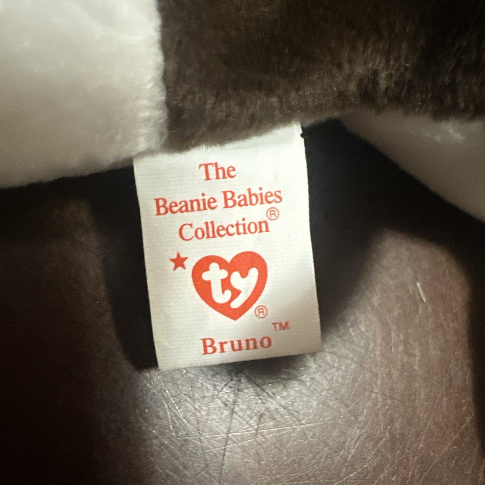 Ty Beanie Baby Bruno the Plush Bull Terrier , photo 4