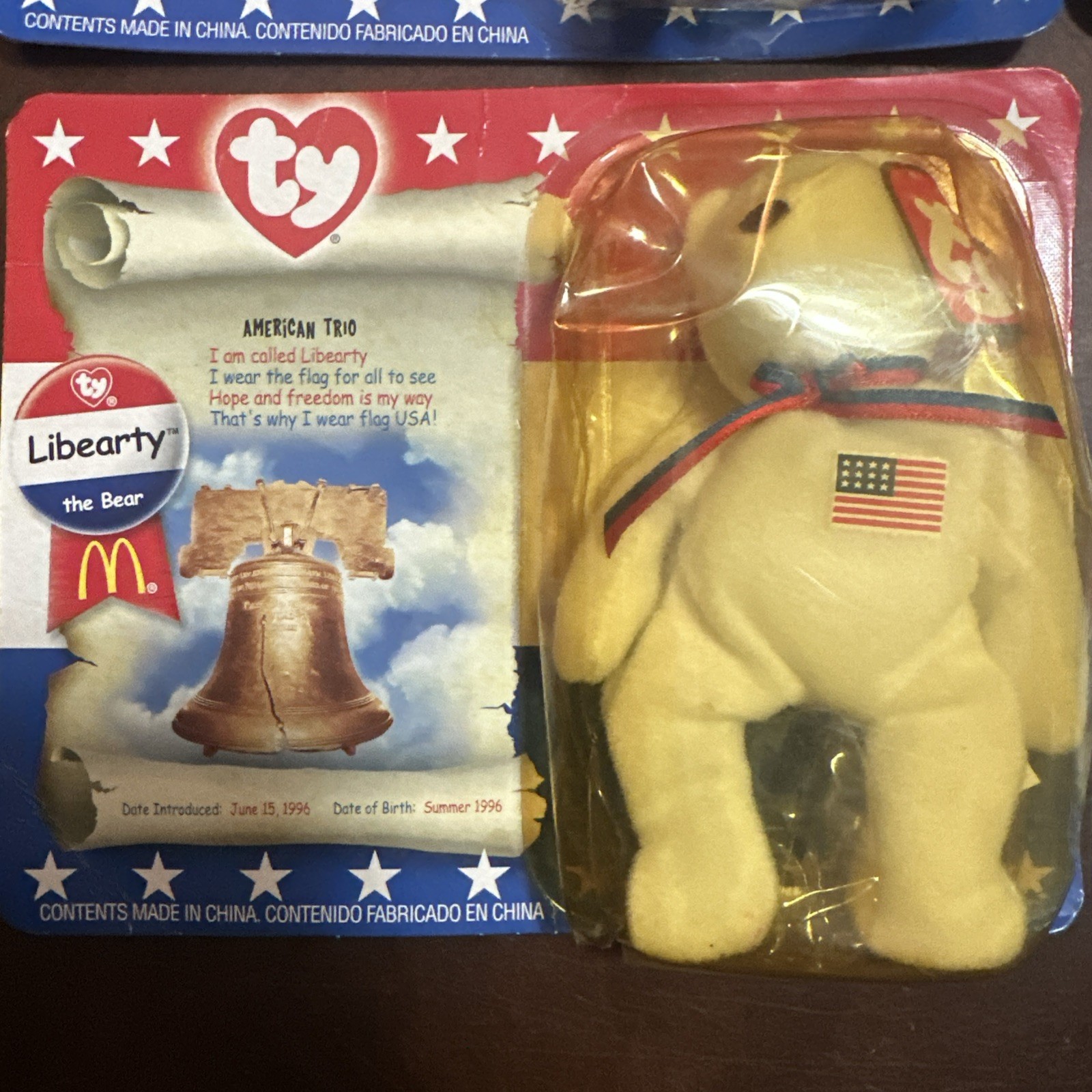 TY American Trio Complete Set of 3 McDonald's  + bonus Glory and Britannia, photo 4