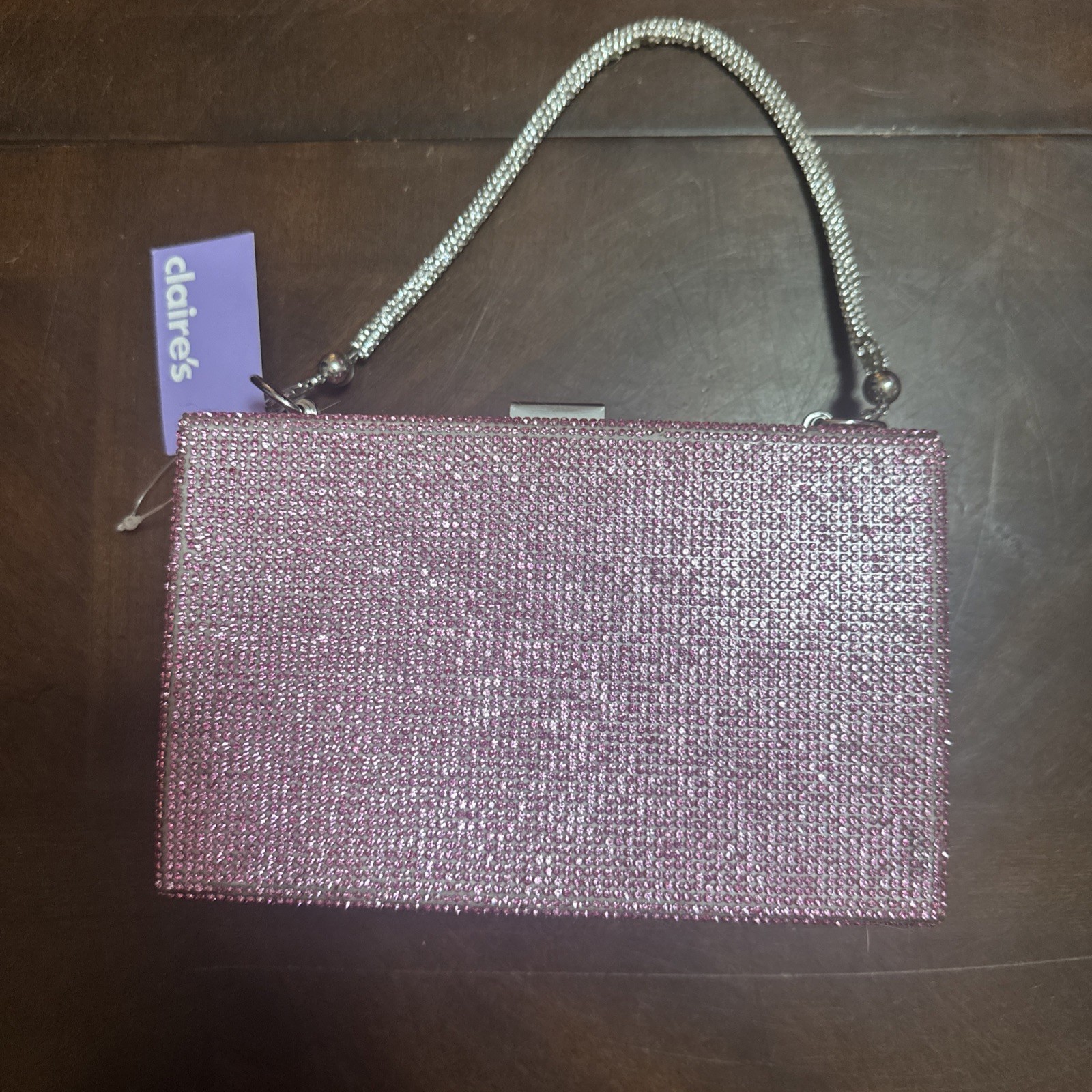 Pink Strawberry Rhinestone purse, photo 2