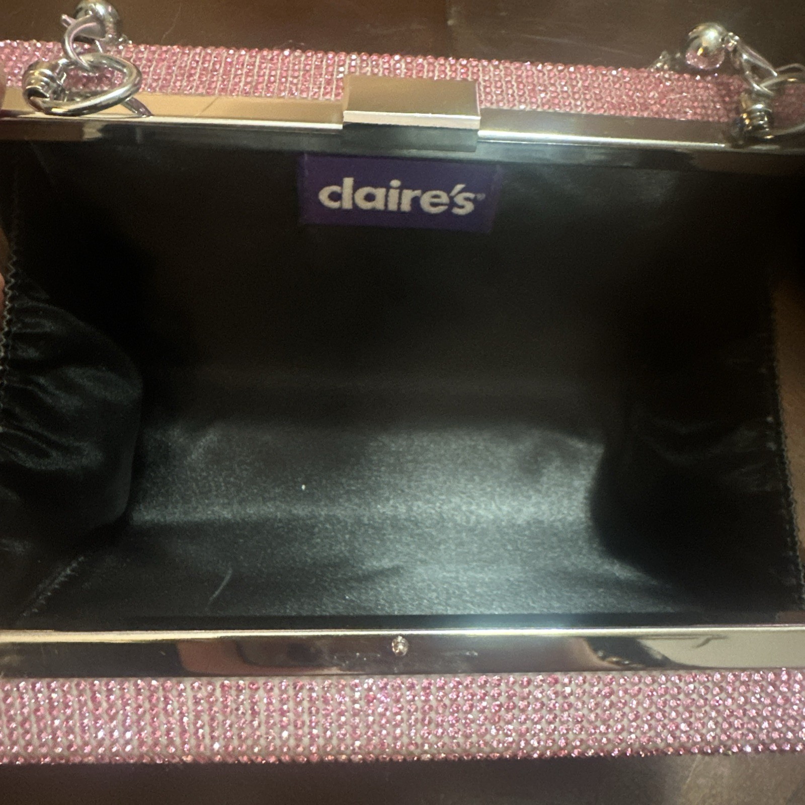 Pink Strawberry Rhinestone purse, photo 4
